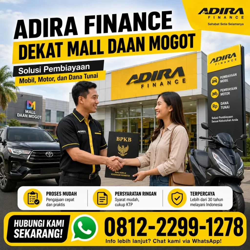 Adira Finance Dekat Mall Daan Mogot
